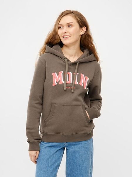 Derbe Bluza w kolorze brązowo-jasnoróżowym rozmiar: S. Brązowe bluzy z kapturem damskie Derbe, s, z bawełny. Za 172.89 zł.