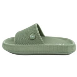 Klapki CMP Ruby Slipper 3Q97866 E452 zielone. Zielone klapki damskie bez wzorów, z gumy, bez obcasa. Za 182.17 zł.