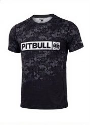 Męska Koszulka Mesh PITBULL techniczna sportowa HEX CAMO HILLTOP. Czarne t-shirty sportowe męskie PITBULL, m, z elastanu, bez ramiączek, na fitness i siłownię. Za 159.00 zł.