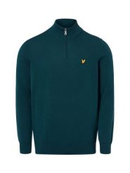 Lyle & Scott sweter z cienkiej dzianiny Mężczyźni Bawełna zielony, M. Zielone swetry męskie Lyle & Scott, m, bez wzorów, z bawełny, bez kołnierzyka. Za 229.95 zł.
