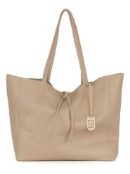 Lucca Baldi Skórzany shopper bag "Spoleto" w kolorze szarobrązowym - 34 x 28 x 14 cm rozmiar: onesize. Brązowe shopper bag damskie Lucca Baldi, bez wzorów, z materiału, na ramię, bez dodatków. Za 260.99 zł.