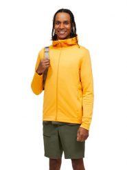 Bluza Peak Performance męska Rider Tech Zip Hood pomarańczowa - L. Brązowe bluzy sportowe męskie Peak Performance, l, z materiału. Za 599.00 zł.