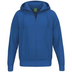 Niebieska kurtka z kapturem Erima Ts. Niebieskie kurtki męskie Erima, m, bez wzorów, z bawełny, klasyczne, z kapturem. Za 312.99 zł.