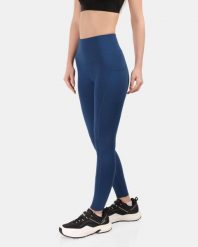 Damskie legginsy sportowe Kilpi JAMILY-W. Niebieskie legginsy damskie Kilpi, s, bez wzorów, z materiału. Za 215.49 zł.