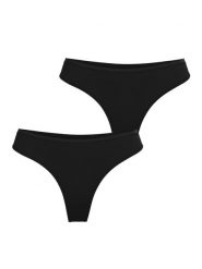 Bjorn_borg COMFORT THONG 2p stringi z recyklowanego poliamidu – MULTIPACK 1. Stringi damskie Björn Borg, xl, bez wzorów, z poliamidu. Za 196.00 zł.
