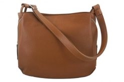 Torebka skórzana worek damska - Brązowe jasne. Brązowe torebki klasyczne damskie Barberinis, bez wzorów, ze skóry, duże, bez dodatków. Za 345.99 zł.