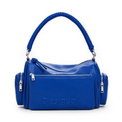 Torebka Desigual. Niebieskie torebki klasyczne damskie Desigual, bez wzorów, bez dodatków. Za 189.99 zł.