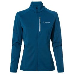Bluza polarowa damska Vaude Elope Fleece Jacket II. Niebieskie bluzy bez kaptura damskie Vaude, m, z polaru. Za 593.90 zł.