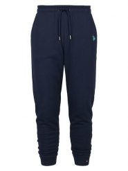 U.S. Polo Assn. Spodnie dresowe w kolorze granatowym rozmiar: L. Niebieskie spodnie dresowe męskie U.S. Polo Assn., bez wzorów, z bawełny. Za 149.31 zł.