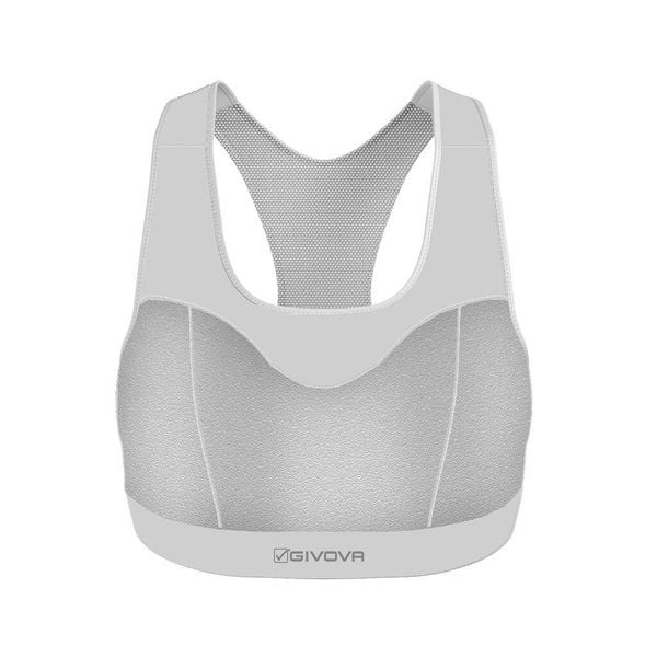 Biustonosz dla kobiet Givova Eco. Białe biustonosze sportowe damskie Givova, bez wzorów, z tkaniny. Za 245.99 zł.