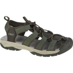 Sandały CMP Sahiph Hiking Sandal 30Q9517-E980 zielone. Zielone sandały męskie z gumy, bez zapięcia. Za 373.46 zł.