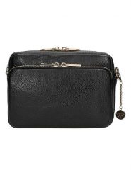Wojas Skórzana torebka w kolorze czarnym - 23 x 16 x 6 cm rozmiar: onesize. Czarne torebki klasyczne damskie Wojas, bez wzorów, z materiału, bez dodatków. Za 274.95 zł.
