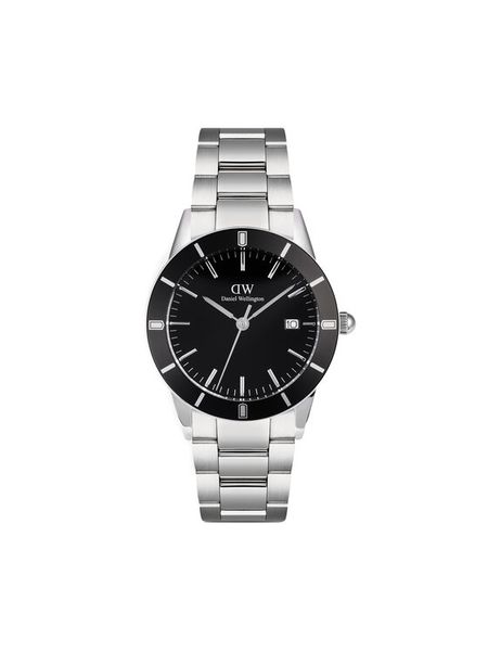 Daniel Wellington Zegarek Iconic Paradigma 40 DW00100822 Czarny. Czarne, analogowe zegarki męskie Daniel Wellington. Za 969.99 zł.