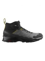 SALOMON Buty trekkingowe "Ardent Mid Gore-Tex®" w kolorze czarno-szarym rozmiar: 48. Czarne buty trekkingowe męskie Salomon, z gore-texu, bez zapięcia, outdoorowe, gore-tex. Za 376.86 zł.