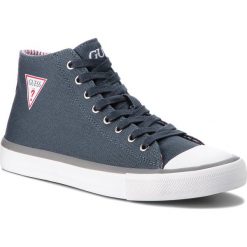 Trampki GUESS - FMWAL3 FAB12 DEEP. Szare trampki i tenisówki męskie Guess, z aplikacjami, z gumy, bez zapięcia. W wyprzedaży za 189.00 zł.