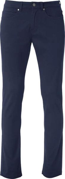 Clique Spodnie 5-Pocket Stretch męskie - twill, dark navy. Niebieskie spodnie materiałowe męskie CLIQUE, bez wzorów, z bawełny, klasyczne. Za 261.34 zł.