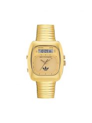 Adidas Zegarek Retro Wave Three Chronograph AOSY25014 Złoty. Żółte zegarki męskie Adidas, złote. Za 719.99 zł.