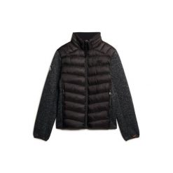 Kurtka puchowa Superdry Sports. Czarne kurtki męskie Superdry., m, bez wzorów, z puchu, bez kaptura. Za 548.00 zł.