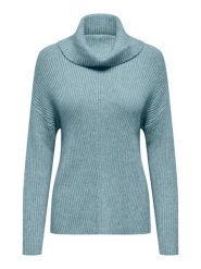 ONLY Golf w kolorze błękitnym rozmiar: XL. Niebieskie golfy damskie Only, xl, bez wzorów, ze splotem, bez ramiączek. Za 104.99 zł.