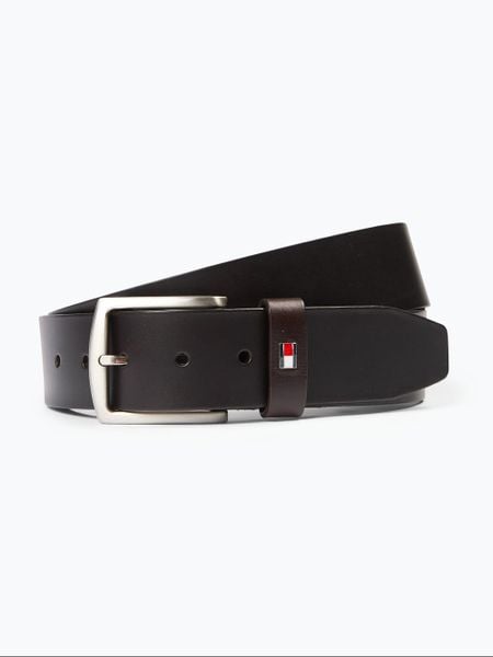 Tommy Hilfiger pasek skórzany Mężczyźni skóra brązowy, 90. Brązowe paski męskie Tommy Hilfiger, bez wzorów, ze skóry, eleganckie. Za 229.95 zł.
