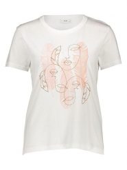 JDY Koszulka w kolorze białym rozmiar: XXL. Białe t-shirty damskie JDY, xxl, bez wzorów, z bawełny, bez kołnierzyka. Za 35.10 zł.