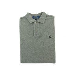 Second life - Koszulka Polo męska Classic Fit Polo Ralph Lauren - Jak nowy. Szare koszulki polo męskie Ralph Lauren, m, bez wzorów, bez ramiączek. Za 127.76 zł.