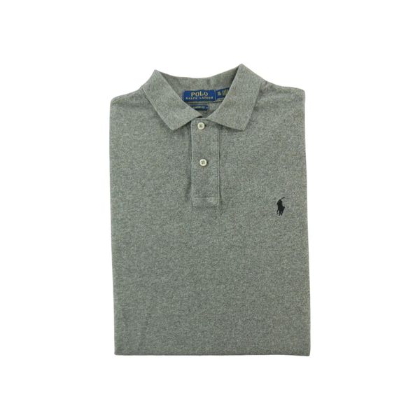 Second life - Koszulka Polo męska Classic Fit Polo Ralph Lauren - Jak nowy. Szare koszulki polo męskie Ralph Lauren, m, bez wzorów, bez ramiączek. Za 127.76 zł.