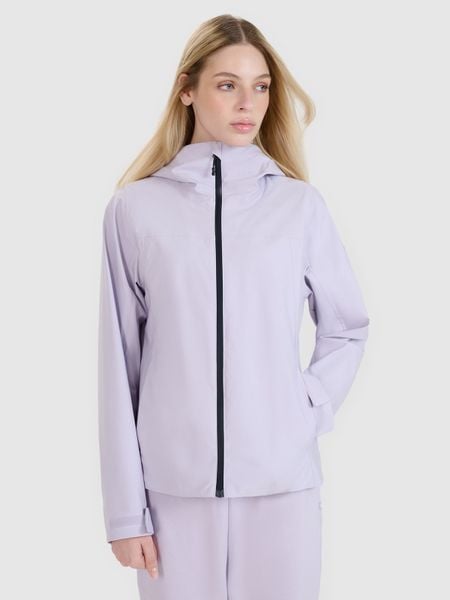 4F Kurtka przejściowa membrana 5000 damska - fioletowa XS. Fioletowe kurtki damskie 4f, m, bez wzorów, z dzianiny, z kapturem. W wyprzedaży za 139.99 zł.