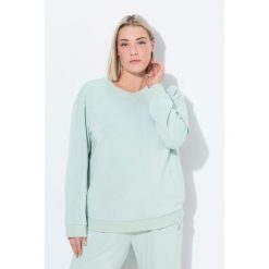 Damskie Sweter do yogi pudełkowy wycięcie stójka długi rękaw. Szare golfy damskie Ulla Popken, plus size, bez wzorów, z elastanu, bez ramiączek. W wyprzedaży za 206.99 zł.