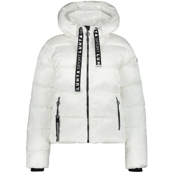 Płaszcz zimowy Luhta Jalonoja. Białe płaszcze damskie Luhta, na zimę, m, bez wzorów, z materiału, eleganckie. Za 999.00 zł.