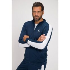 Męska Bluza dresowa Odzież fitness stójka do 8XL. Niebieskia bluzy bez kaptura męskie JAY-PI, m, z dresówki. Za 343.99 zł.