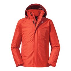 Kurtka trekkingowa męska Schöffel Gmund. Czerwone kurtki męskie Schöffel, m, bez wzorów, sportowe, bez kaptura. Za 499.99 zł.