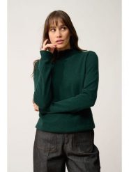 Just Cashmere Kaszmirowy sweter "Trila" w kolorze ciemnozielonym rozmiar: XXL. Zielone golfy damskie Just Cashmere, xxl, z kaszmiru, bez kołnierzyka. Za 339.37 zł.