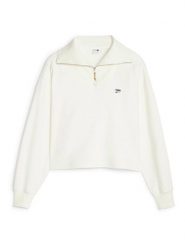 Puma Bluza "Downtown" w kolorze kremowym rozmiar: XS. Brązowe bluzy bez kaptura damskie Puma, xs, z bawełny. Za 74.63 zł.