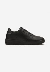 Czarne Sznurowane Buty Sportowe Sneakersy z Perforacją na Nosku Lucindias. Czarne buty sportowe na co dzień męskie Born2be, z jeansu, bez zapięcia. Za 69.99 zł.