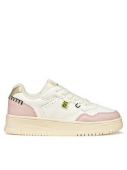 Geox Sneakersy J Lestrella Girl J56NLC 000BC C1Z8W S Biały. Białe buty sportowe dziewczęce Geox, bez wzorów, ze skóry, bez zapięcia. Za 269.99 zł.