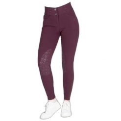 Damskie spodnie do jazdy konnej PS of Sweden Zephyra Laser Cut. Brązowe spodnie materiałowe damskie PS OF SWEDEN, bez wzorów, sportowe. Za 570.50 zł.