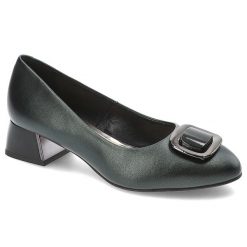 Zielone Czółenka Armodo Eleganckie Obuwie Damskie Z Broszką. Zielone broszki damskie Armodo. Za 359.00 zł.