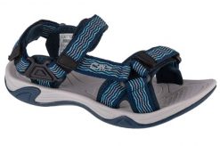 Sandały damskie, Hamal Wmn Hiking Sandal. Niebieskie obuwie trekkingowe damskie CMP, bez wzorów, z materiału, bez obcasa. Za 159.00 zł.