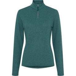 Damska koszulka jeździecka z zamkiem 1/2 Equipage Stacey. Zielone t-shirty damskie EQUIPAGE, l, bez wzorów, z dzianiny, bez kołnierzyka. Za 237.50 zł.