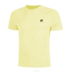 Koszulka tenisowa Fila T-shirt Tristan żółta M. Żółte t-shirty męskie Fila, m, bez wzorów, bez kołnierzyka. Za 189.99 zł.