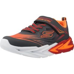 Buty SKECHERS FLEX-GLOW ULTRA Szary. Szare buty trekkingowe męskie Skechers, z syntetyku, bez zapięcia, trekkingowe, Skechers Sport. Za 238.99 zł.