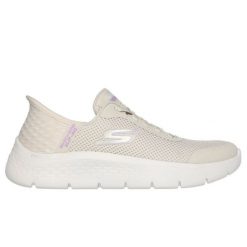 Buty Skechers Go Walk Flex Grand Entry W 124836OFWT. Białe buty sportowe na co dzień damskie bez wzorów, z gumy. Za 458.79 zł.