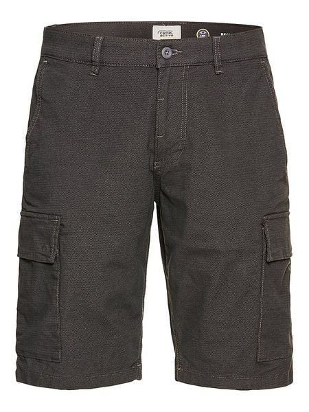 Camel Active Bojówki - Regular fit - w kolorze antracytowym rozmiar: 32. Czarne szorty męskie Camel Active, bez wzorów, z bawełny. Za 105.14 zł.