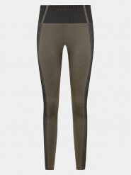 Athlecia Legginsy Powerfull W Seamless Tights EA233338 Brązowy Regular Fit. Brązowe legginsy damskie Athlecia, m, bez wzorów, z syntetyku, na jogę i pilates. Za 89.99 zł.