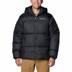Kurtka uniwersalna męska Columbia 2086851010. Czarne kurtki męskie Columbia, na zimę, m, bez wzorów, z materiału, eleganckie, z kapturem. Za 854.00 zł.