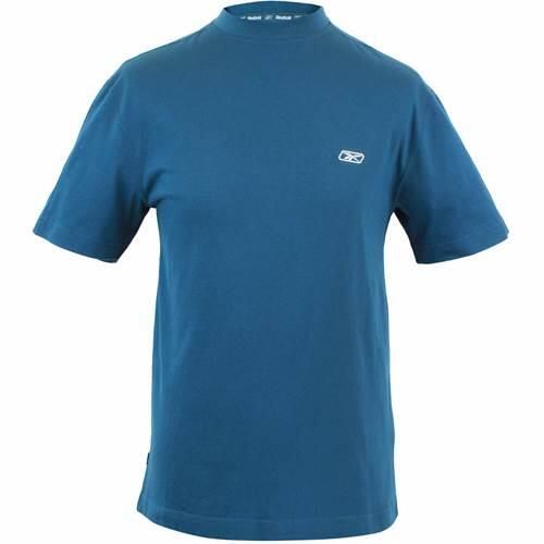 Koszulka treningowa damska Reebok AUJG7365986. Niebieskie t-shirty damskie Reebok, xl, bez wzorów, z bawełny, bez kołnierzyka. Za 119.00 zł.