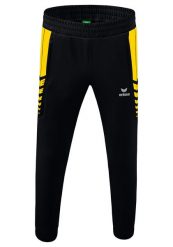 Spodnie treningowe Erima Six Wings Junior wielokolorowe. Czarne spodnie sportowe damskie Erima, s, z materiału, na fitness i siłownię. Za 247.99 zł.