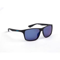 Okulary przeciwsłoneczne Shimano. Niebieskie okulary przeciwsłoneczne męskie SHIMANO, z gumy, prostokątne. Za 173.25 zł.