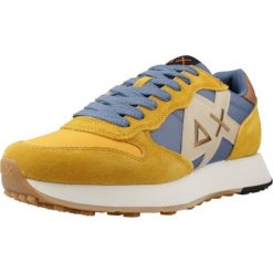 Buty SUN68 JAKI BICOLOR Żółty. Żółte buty trekkingowe męskie SUN68, ze skóry, bez zapięcia, trekkingowe. Za 396.99 zł.